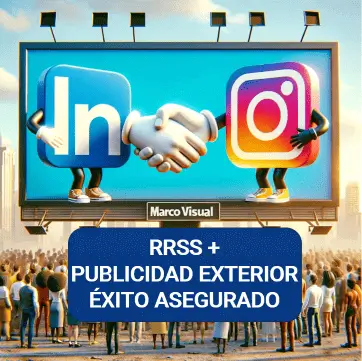 Redes sociales y Marco Visual Publicidad Exterior